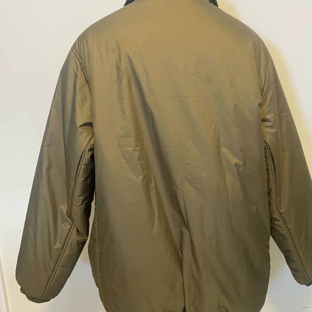 Oak + Fort Olive Padded Coach Jacket XS Utility - Picture 4 of 7